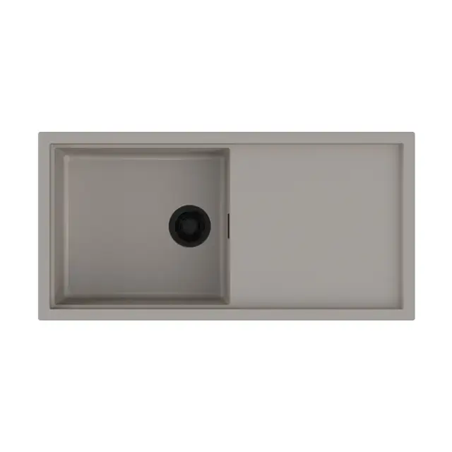 Omoikiri Sintesi 100-GR Кухонная мойка Artceramic 100x50 см, цвет: leningrad grey 4997129