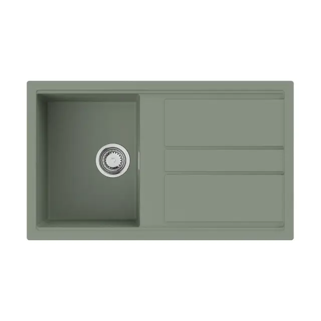 Omoikiri Kitagawa 86-WG Кухонная мойка Artceramic 86x51 см, цвет: wind green 4993250