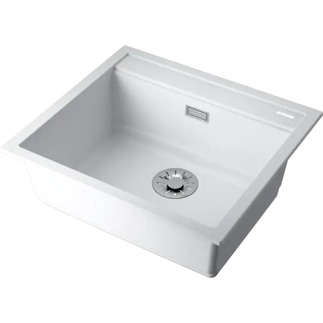 Omoikiri Kitagawa 57-WH Кухонная мойка Artceramic 57x51 см, цвет: белый 4993303