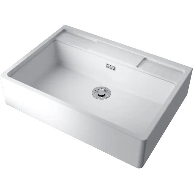 Omoikiri Kinokawa 90-WH Кухонная мойка Artceramic 90x63,5 см, цвет: белый 4993853