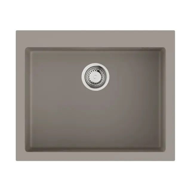 Omoikiri Bosen 61A-GR Кухонная мойка Artceramic 61x50 см, цвет: leningrad grey 4993825