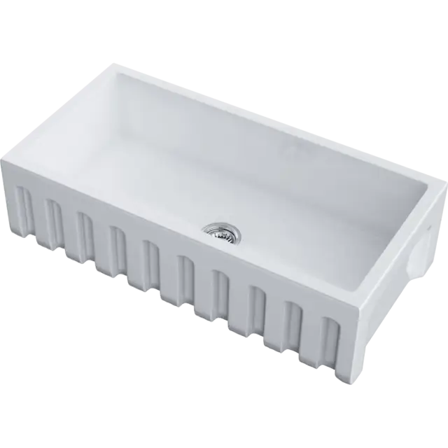 Omoikiri Mikura 91-WH Glossy Кухонная мойка Natceramic 91x46 см, цвет: белый 4993260