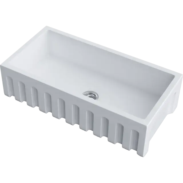 Omoikiri Mikura 91-WH Кухонная мойка Natceramic 91x46 см, цвет: белый 4997086