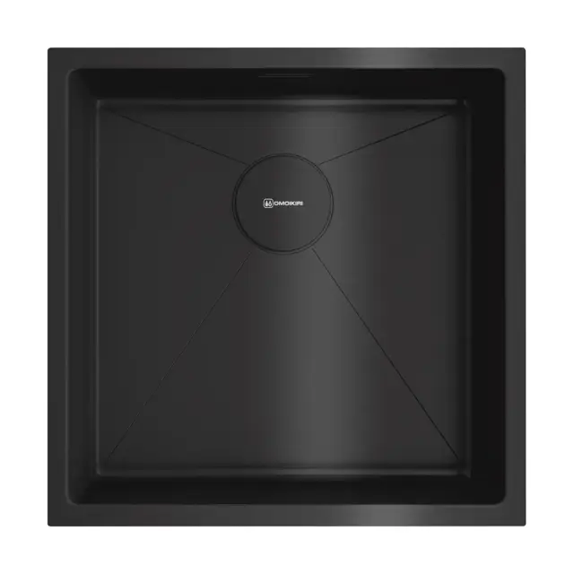 Omoikiri Taki 44-U/IF-GB Кухонная мойка нерж. сталь 44x44 см, цвет: графит 4997017