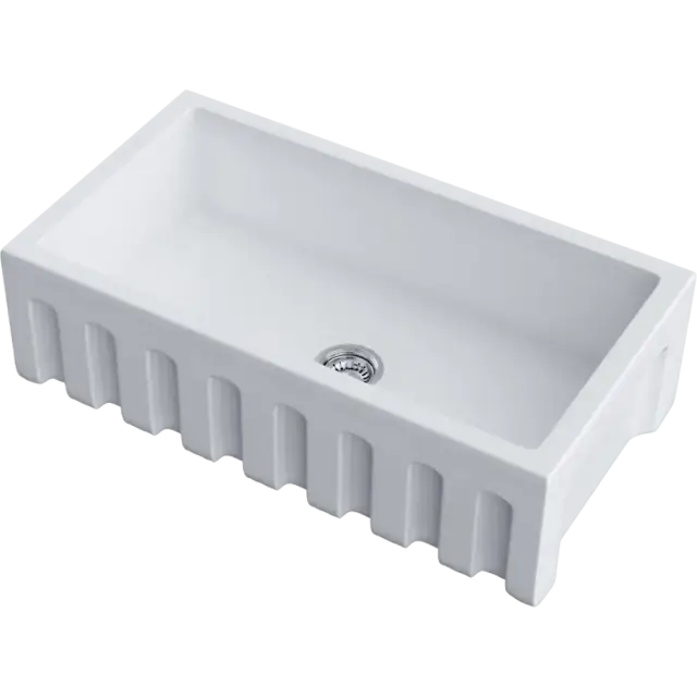 Omoikiri Mikura 83-WH Кухонная мойка Natceramic 84x46 см, цвет: белый 4997080