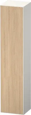 Duravit Zencha Шкаф-пенал подвесной 40х36х176h см, цвет: дуб натур./белый супермат. ZE1352L30840000