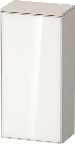 Duravit Zencha Шкаф подв. 40х24х81,9h см, цвет: белое стекло/cеро-коричн. супермат. ZE1350L64830000