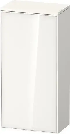 Duravit Zencha Шкаф подвесной 40х24х81,9h см, цвет: белое стекло/белый суперматовый ZE1350L64840000
