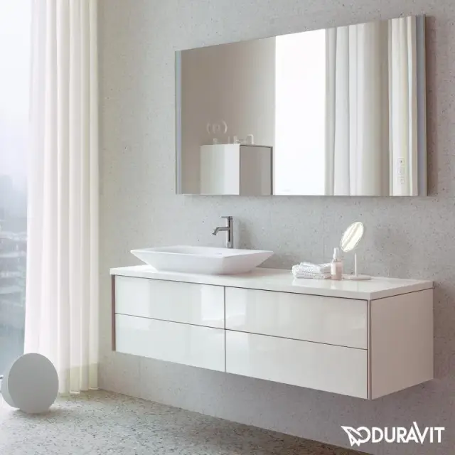 Duravit XViu Зеркало подвесное с подсветкой и подогрев. 142x80h см, цвет: Champagne Matt XV70460B1B1