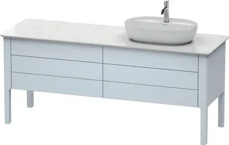 Duravit Luv Тумба под столешницу напольная 173,3x57x74,3h см, цвет: светло-голубой LU9568R9797