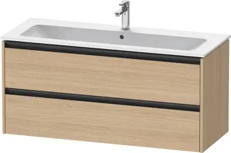 Duravit Ketho.2 Тумба под раковину с 2-мя ящ. 121x48x55h см, цвет: дуб натур. K25265030300000