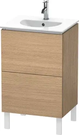 Duravit L-Cube Тумба под раковину напольная 52x41,9x85,6h см, цвет: дуб европейский LC660405252