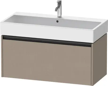 Duravit Ketho.2 Тумба под раковину подвесная с 1-им ящиком 98,4x46x44h см, цвет: лен K25078075750000
