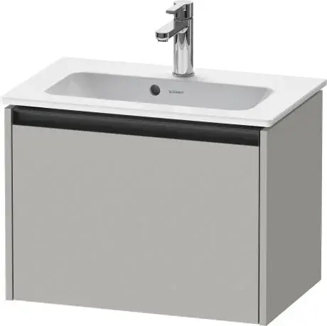Duravit Ketho.2 Тумба под раковину с 1-им ящ. 61x39x44h см, цвет: бетонно-серый мат. K25055007070000