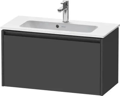 Duravit Ketho.2 Тумба под раковину с 1-им ящ. 81x39x44h см, цвет: графит мат. K25056049490000