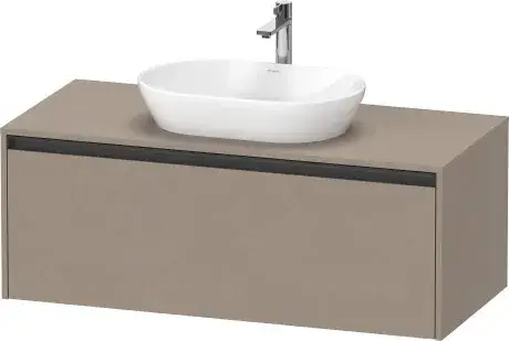 Duravit Ketho.2 Тумба под раковину подвесная с 1-им ящ. 120x55x45,9h см, цвет: лен K24887075750000