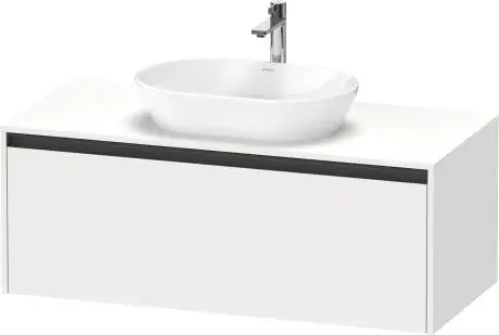 Duravit Ketho.2 Тумба под раковину 120x55x45,9h см, цвет: Gres Pietra Grey Opaco K24887018180000