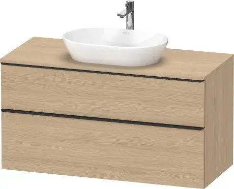 Duravit D-Neo Тумба под раковину подвесная с 2-мя ящ. 120x55x64,4h см, цвет: дуб натур. DE496903030