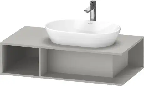 Duravit D-Neo Тумба под раковину справа подвесн. 100x55x26h см, цвет: бетонно-серый мат. DE495900707