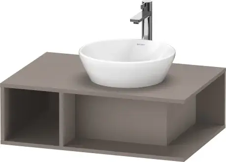 Duravit D-Neo Тумба под раковину подвесная 80x55x26h см, цвет: базальт матовый DE495804343