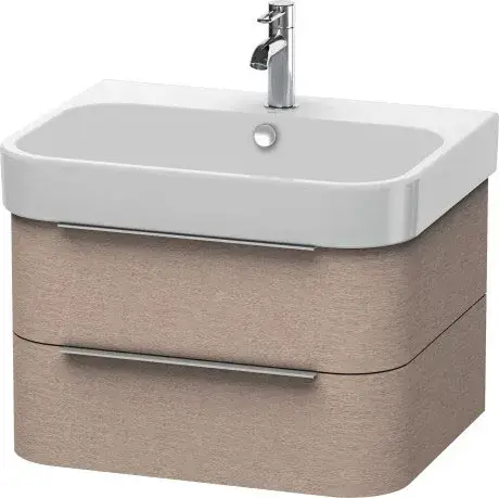Duravit Happy D.2 Тумба под раковину с 2-мя ящ. 62,5x48x38h см, цвет: дуб кашемировый H2636401111