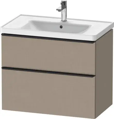 Duravit D-Neo Тумба под раковину подвесная с 2-мя ящиками 78,4x45,2x62,5h см, цвет: лен DE435507575