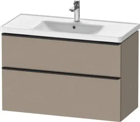 Duravit D-Neo Тумба под раковину подвесная с 2-мя ящиками 98,4x45,2x62,5h см, цвет: лен DE435607575
