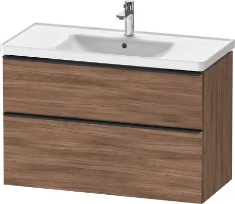 Duravit D-Neo Тумба под раковину с 2-мя ящ. 98,4x45,2x62,5h см, цвет: орех натур. DE435607979