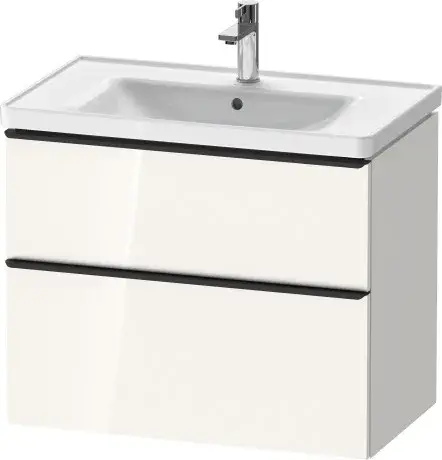 Duravit D-Neo Тумба под раковину с 2-мя ящ. 78,4x45,2x62,5h см, цвет: белый глянц. DE435502222