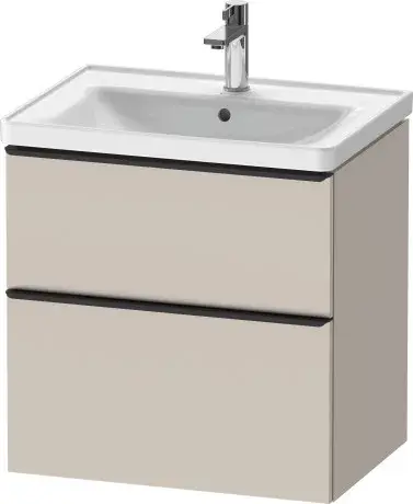 Duravit D-Neo Тумба под раковину 63,4x45,2x62,5h см, цвет: серо-коричневый мат. DE435409191