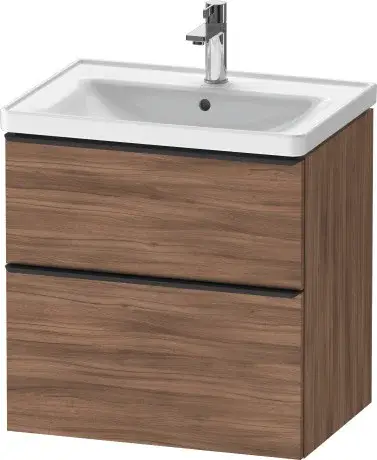 Duravit D-Neo Тумба под раковину с 2-мя ящ. 63,4x45,2x62,5h см, цвет: орех натур. DE435407979