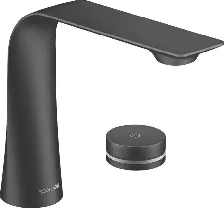 Duravit D.1 Смеситель электронный для раковины, на 2 отв., цвет: черный мат. D11100007046