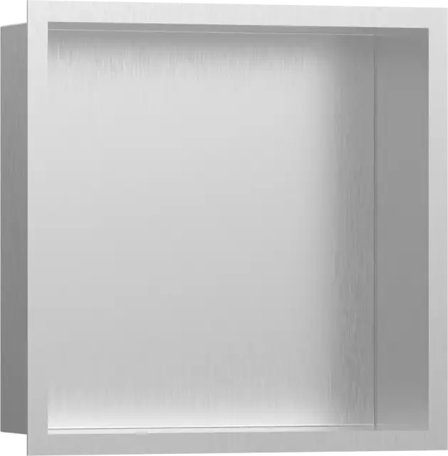 Hansgrohe XtraStoris Полка-короб встраиваемая 30х10х30h см, цвет: нержавеющая сталь 56097800