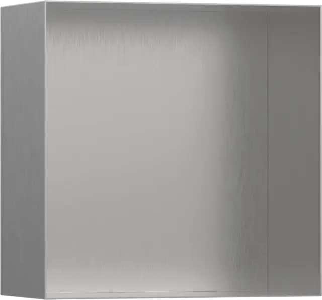Hansgrohe XtraStoris Minimalistic Полка в нишу встраиваемая 39х14х30h см, цвет: нержавеющая сталь 56079800