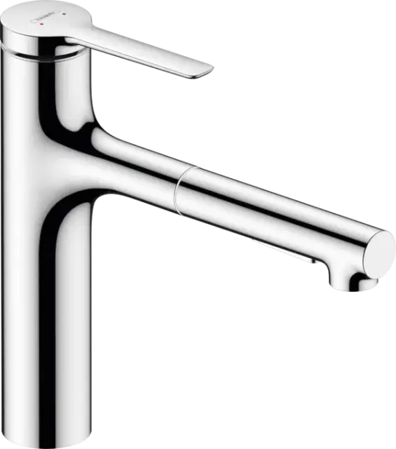 Hansgrohe Zesis Смеситель для кухни с выдвижным изливом, цвет: хром 74804000