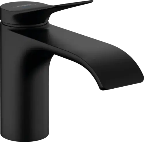 Hansgrohe Vivenis Кран для раковины однорычажный 80 для холодной воды, цвет: матовый черный 75013670