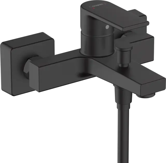 Hansgrohe Vernis Shape Смеситель для ванны, излив 16,6 см, цвет: матовый черный 71450670