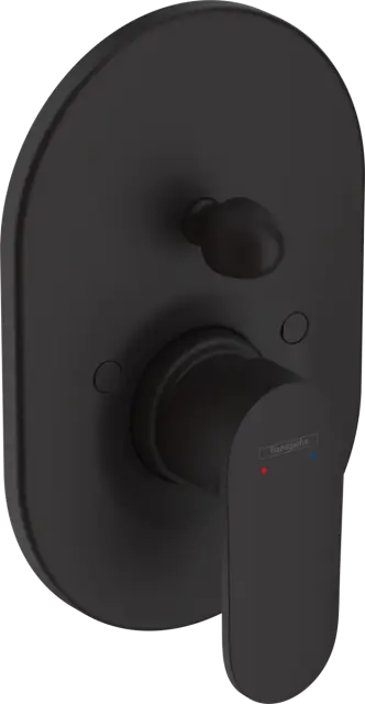 Hansgrohe Vernis Blend Смеситель для ванны встраиваемый на 2 потребителя, цвет: матовый черный 71449670