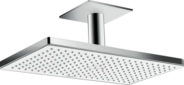 Hansgrohe Rainmaker Select Верхний душ 47x27 EcoSmart, 1jet, кронштейн потолочный, цвет:хром/белый 24012400