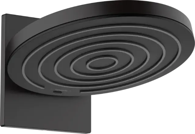 Hansgrohe Pulsify S Верхний душ 26 см, 2 вида струи, настенное крепление, цвет: матовый черный 24150670