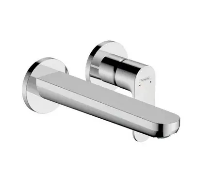 Hansgrohe Rebris S Смеситель для раковины встраиваемый, внешняя часть, излив 20 см, цвет: хром 72528000