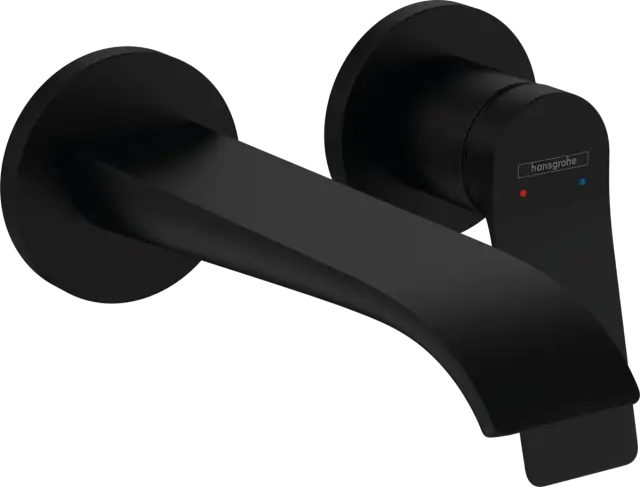 Hansgrohe Vivenis Смеситель для раковины встраиваемый, внешняя часть, цвет: матовый черный 75050670