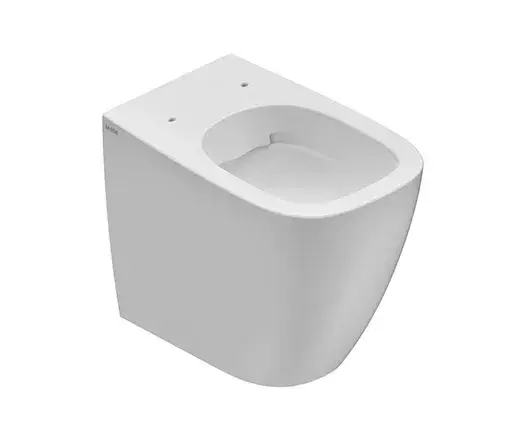 Globo Genesis Унитаз приставной безободковый, с креплением, 36x50 см, цвет: белый глянцевый GN002BI