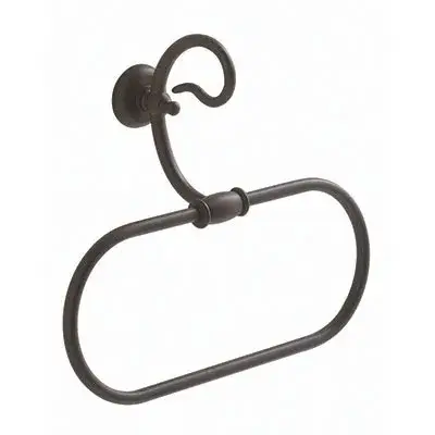 Globo Paestum Полотенцедержатель кольцевой 27 см, подвесной, цвет: состаренный металл PA046
