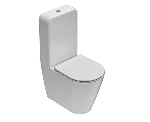 Globo Forty3 Чаша унитаза напольного без крышки и бачка, с креплением, 36x58 см, цвет: белый FO003BI