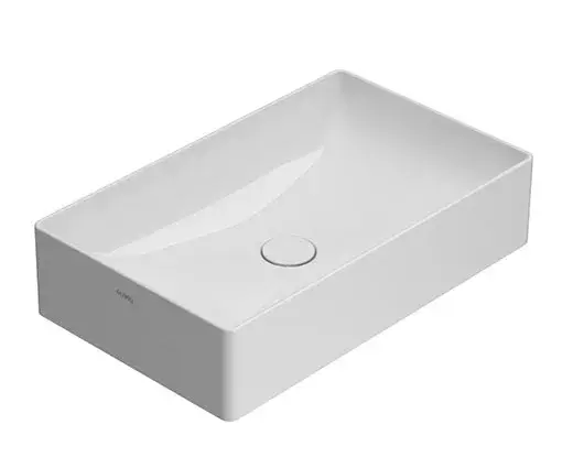 Globo T-Edge Раковина чаша 61x37x14h см, без перелива, без д/к, цвет: белый глянцевый B6R63BI