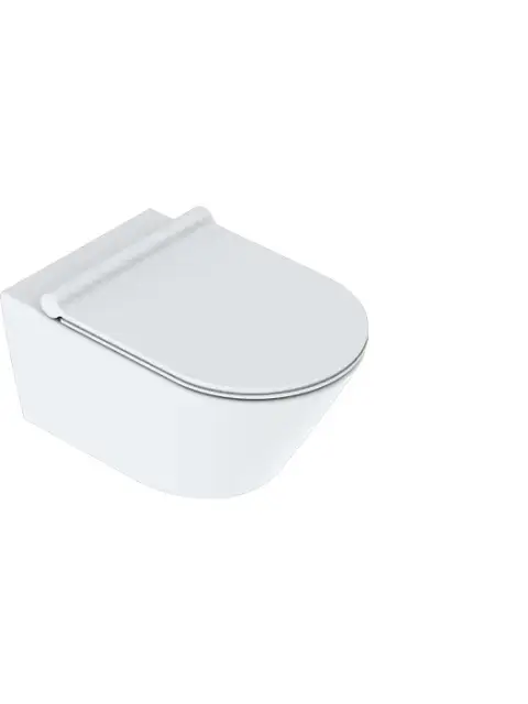 Catalano Zero Унитаз подвесной безободковый 35x55 см, смыв торнадо, Twinglaze, цвет: белый матовый 0111550021