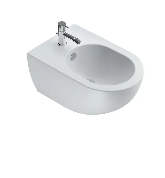 Catalano Sfera Биде подвесное 35x54 см, 1 отв., с переливом, покрытие Cataglaze, цвет: белый матовый 1BSF54BM