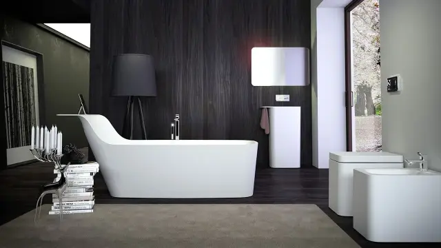 Knief Pride Ванна из K-Stone отдельностоящая 192x85 см, цвет: белый матовый 0600-070-01