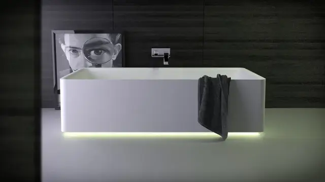 Knief Shine Ванна из K-Stone отдельностоящая 180х80 см, цвет: белый матовый 0600-041-01 bi matt